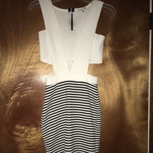 Fitted Midi Party Dress Size Small